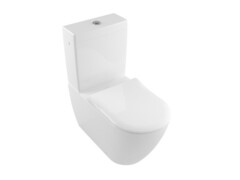 Villeroy&Boch Subway 2.0 57061101 Сливной бачок, тип смыва-двойной, подключение воды-сбоку или сзади, материал-санфарфор, цвет кнопки-хром, цвет-альпийский белый фото