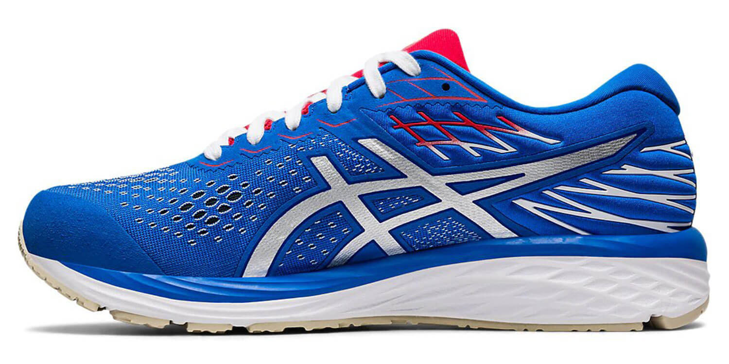 Asics Gel Cumulus 21  кроссовки для бега мужские синие-белые - 4