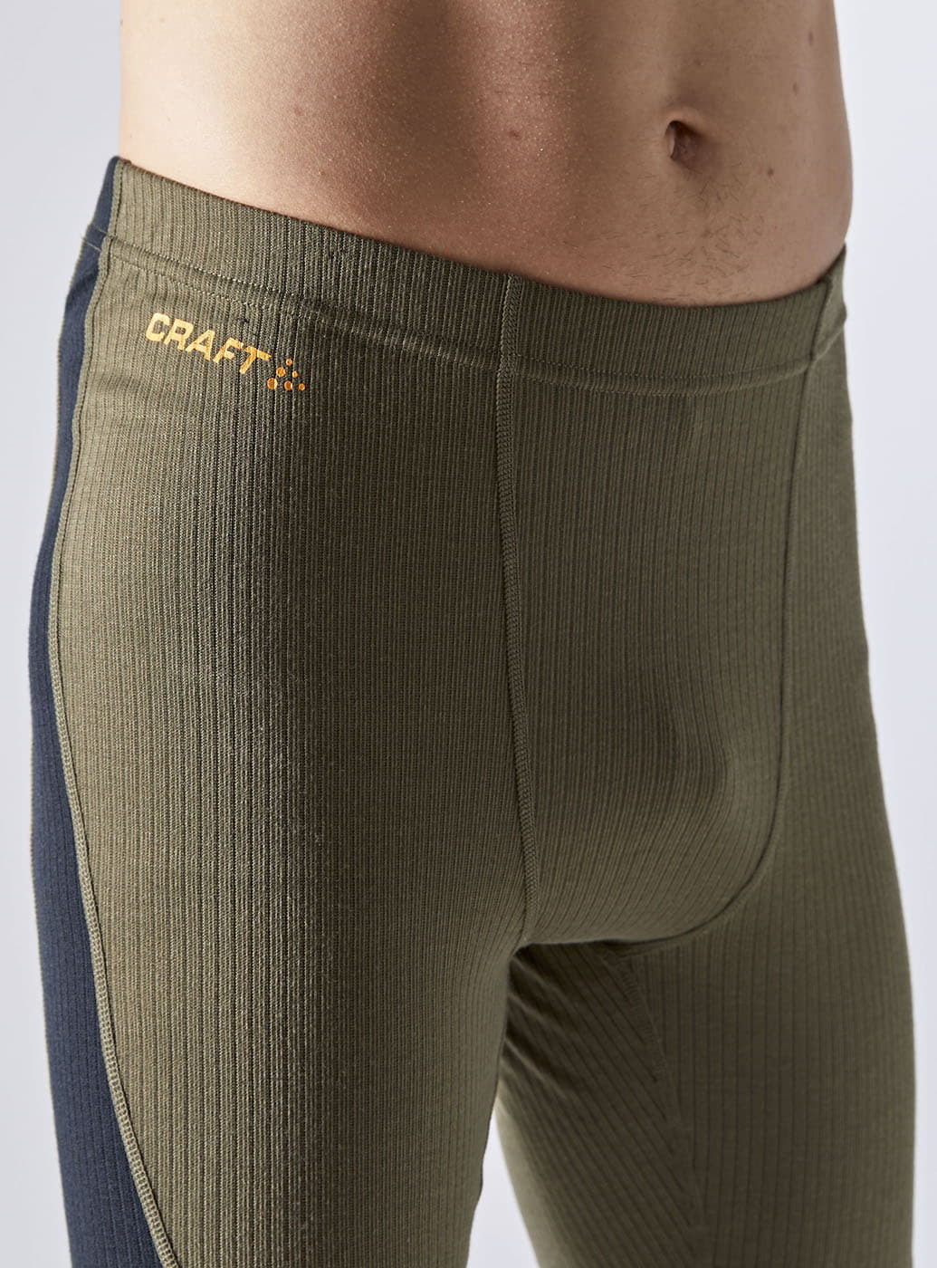 Комплект термобелья мужской Craft Core Dry Baselayer темно-оливковый - 10