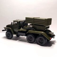 Ural-4320 BM-21 Grad multiple launch rocket system (MLRS) Elecon 1:43
