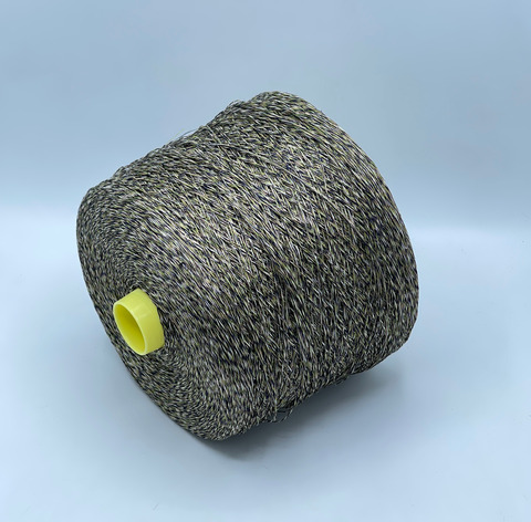 Бобинная пряжа, Frescolino, 500м, 100%Лен, Мультиколор, 39815