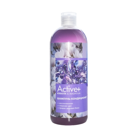 Modum ACTIVE+ Шампунь-кондиционер Keratin & Magnolia , 750мл (C151-603)