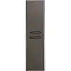 BelBagno DUE-1500-2A-SC-GM-P DUE Шкаф подвесной с двумя распашными дверцами с доводчиками, с двумя полками, универсальный ,Оружейная сталь, 400x300x1500