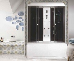 Душевая кабина Niagara Ultra NG-5170-01 (170х75х220) высокий поддон(56см),стекло тонированное
