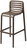 Стул пластиковый барный Doga Stool цвет табак