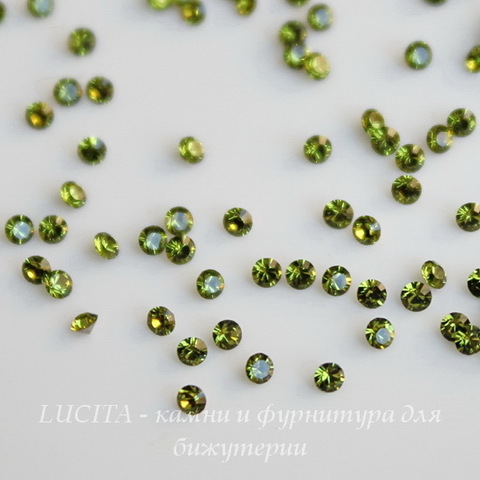 1028 Стразы Сваровски Olivine PP 6 (1,3-1,35 мм), 20 штук ()