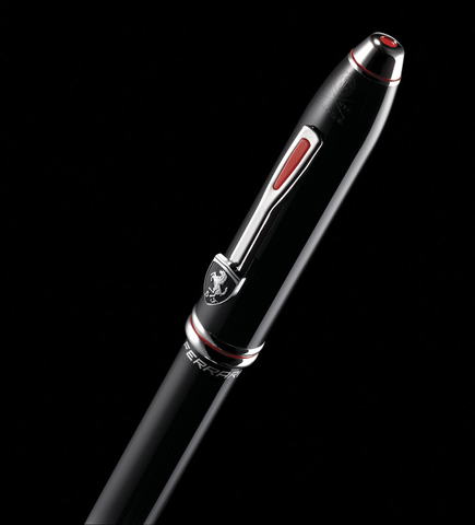 Ручка шариковая Cross Townsend, Ferrari Glossy Black Lacquer/Rhodium, латунь (FR0042-56)