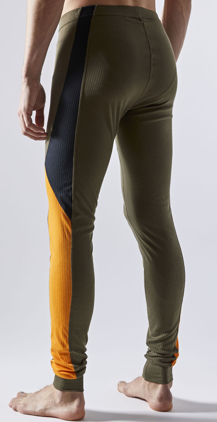 Комплект термобелья мужской Craft Core Dry Baselayer темно-оливковый - 8