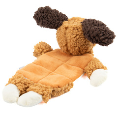 AROMADOG игрушка для собак Собачка 33 см с 3 пищалками, рыжая