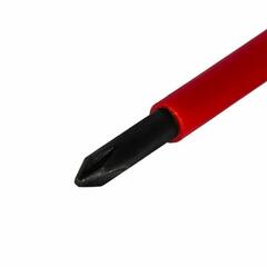 Отвертка диэлектрическая КОБАЛЬТ Ultra Grip PH-1 х 80 мм CR-V, двухкомпонентная рукоятка ( (646-492)