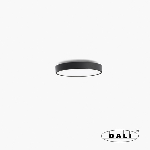 Фото: Потолочный светильник Domio Ш400 36W черный OPAL 3000K CRI80 DALI - основной вид