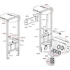 Alcaplast A113/1200 Инсталляция для унитаза без бачка