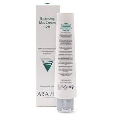 Крем для лица балансирующий с матирующим эффектом Balancing Mat Cream 12H, 100 мл, ARAVIA Professional