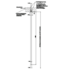 Gessi Mimi 31199#031 Излив потолочный для монтажа с удаленным управлением 31105/31210 (не входит в комплект), цвет: хром