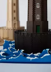 3D-модель сборная деревянная «Маяк ла Жумьен (Франция)», 39 см, Россия