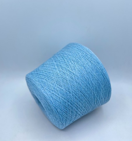 Zegna Baruffa (пр.Италия), art-Kent , 2/18 900м/100 гр. 100% Меринос, цвет-Голубой меланж(82/12) ,арт-28663