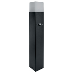 Ландшафтный светильник с датчиком освещённости/движения  FERON DH0207 15W 230V E27 черный