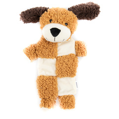 AROMADOG игрушка для собак Собачка 33 см с 3 пищалками, рыжая