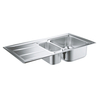 GROHE K400+ 31569SD0 Мойка кухонная с двумя чашами