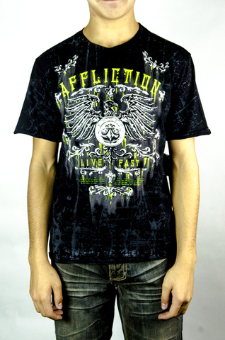 Affliction | Футболка детская TRIED ATTACK AY15599 перед