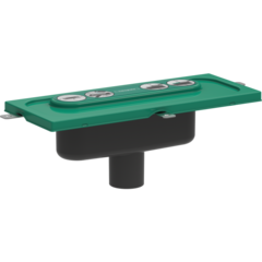 Hansgrohe uBox 1002180 Cкрытая часть, верт., 50 мм фото