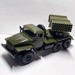 Ural-4320 BM-21 Grad multiple launch rocket system (MLRS) Elecon 1:43