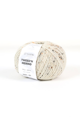 Пряжа TWEED’N MERINO с коричневыми крапинками, 500г