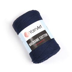 Пряжа YarnArt Macrame Cotton, Темно-синий