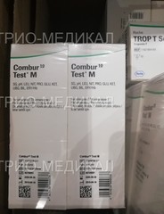 Тест-полоски Комбур 10 тест М (Combur 10 Test M) 100шт/уп Roche Diagnostics GmbH, Германия