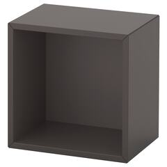 Настенный стеллаж IKEA EKET (ЭКЕТ), Темно-серый, 35x25x35 см