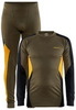 Комплект термобелья мужской Craft Core Dry Baselayer темно-оливковый - 1