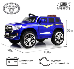 TOYOTA M555BX 4WD (лицензионная модель) с дистанционным управлением