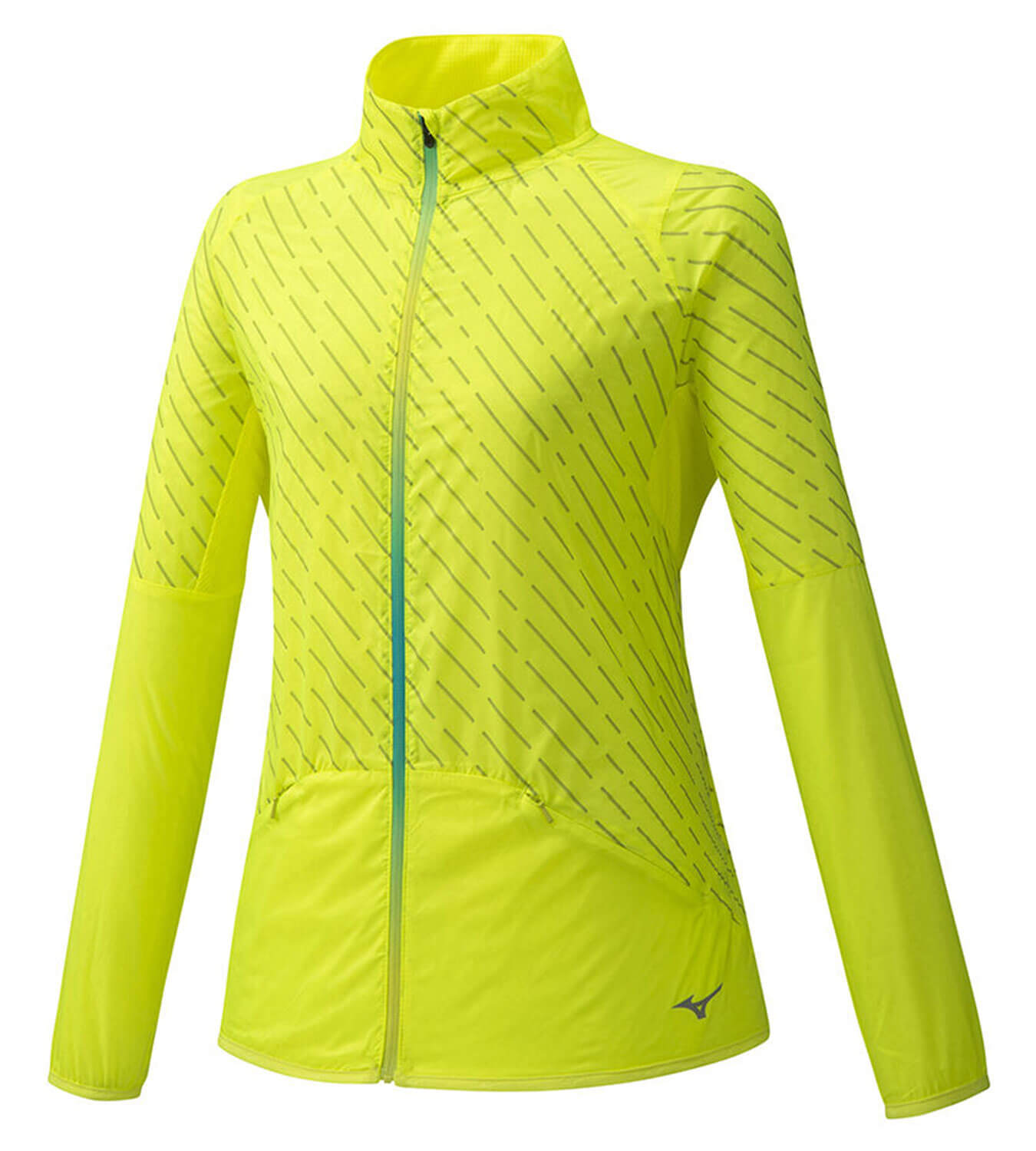 Mizuno Reflect Wind Jacket куртка для бега женская желтая