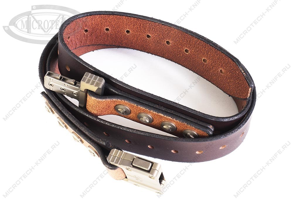 Ремень Marfione APIS Dark Brown Buffalo Titanium Bronzed