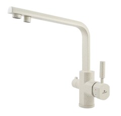 Смеситель KAISER Decor 40144-11 бежевый мрамор для кухни под фильтр (Beige 328)