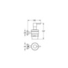 GROHE Essentials Cube 40756001 Дозатор жидкого мыла