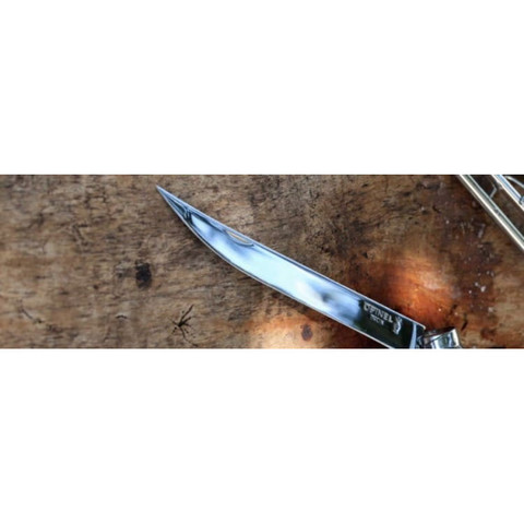 Нож Opinel Slim №10, нержавеющая сталь, рукоять из мозамбикского эбенового дерева