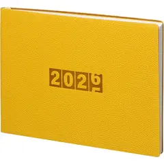 Еженедельник датированный 2026 ESCALADA 181х127мм, 64л, горчичный 70346