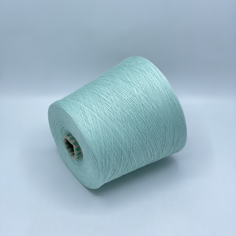 Бобинная пряжа,Cotton combed, 1693м. 100%Хлопок, Мятный(983), 39095