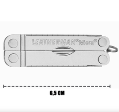 Мультитул LEATHERMAN Micra Arctic 10 инстр., 4,1/6,5 см, без чехла