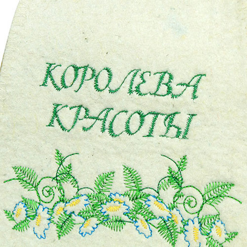 Банная шапка женская Королева красоты - 4