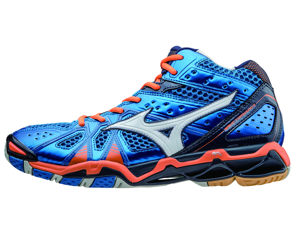 Волейбольные кроссовки Mizuno Wave Tornado 9 Mid синие