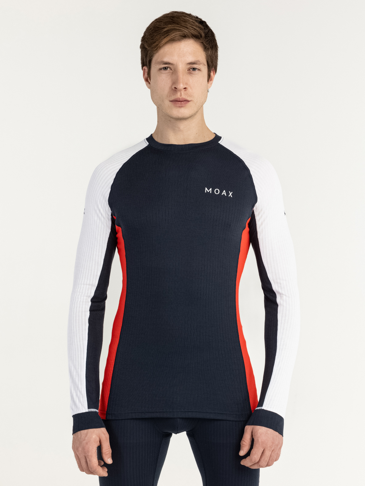 Мужской комплект термобелья Moax Race сине-красный - 2