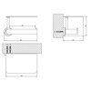 Gessi Emporio accessories 38855#031 Настенный держатель для туалетной бумаги с крышкой, цвет: Chrome