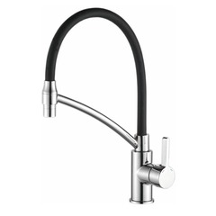Смеситель для кухни Haiba HB 73643-7 черный