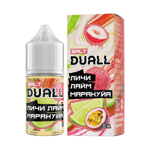 Жидкость DUALL Salt 2% HARD 30 ml - Личи Лайм Маракуйя