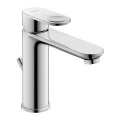 Duravit B.3 B31020001010 Смеситель для раковины на 1 отв. с донным клапаном, излив 141мм, цвет: хром фото