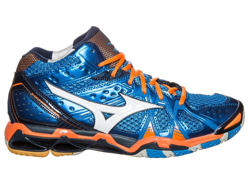 Волейбольные кроссовки Mizuno Wave Tornado 9 Mid синие - 5