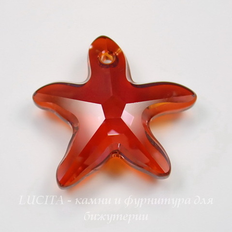 6721 Подвеска Сваровски Морская Звезда Crystal Red Magma (20 мм)