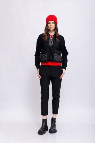Marc Cain Sports Свитшот с отделкой нейлоном